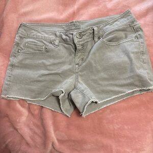 Aeropostale Light Gray Jean Shorts